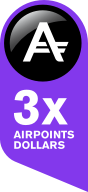 3x Airpoints Label