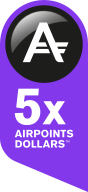 5x Airpoints Label